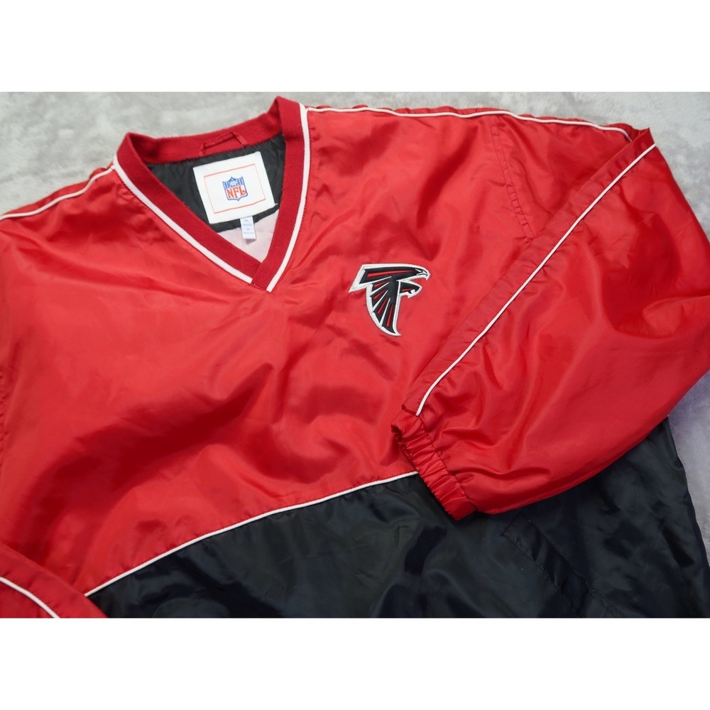 Atlanta Falcons‎ NFL Football Windbreaker Wind Shirt Men's Size XL